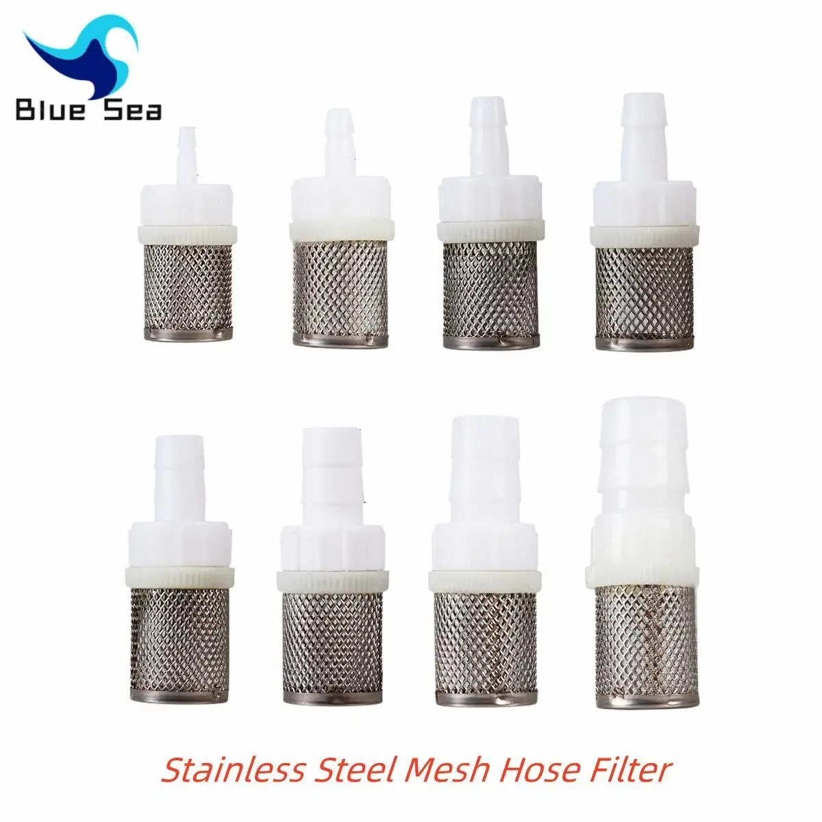 

Фильтр из нержавеющей стали для шланга 4 6 8 10 12 14 16 20 мм, фильтр для воды для аквариума с защитой от капельного орошения, фильтр для воды для сельского хозяйства