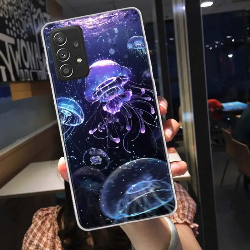 Чехол Magic Jellyfish для телефона Galaxy Samsung S22 Plus S21 S24 ультрапрозрачный чехол S20 S23 FE S10 S10E S9