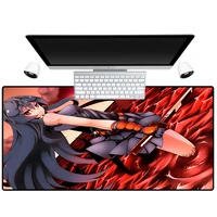 large mouse pad gaming accessories akame ga kill zero girl pc gamer desk rubber keyboard mousepad anime office tables