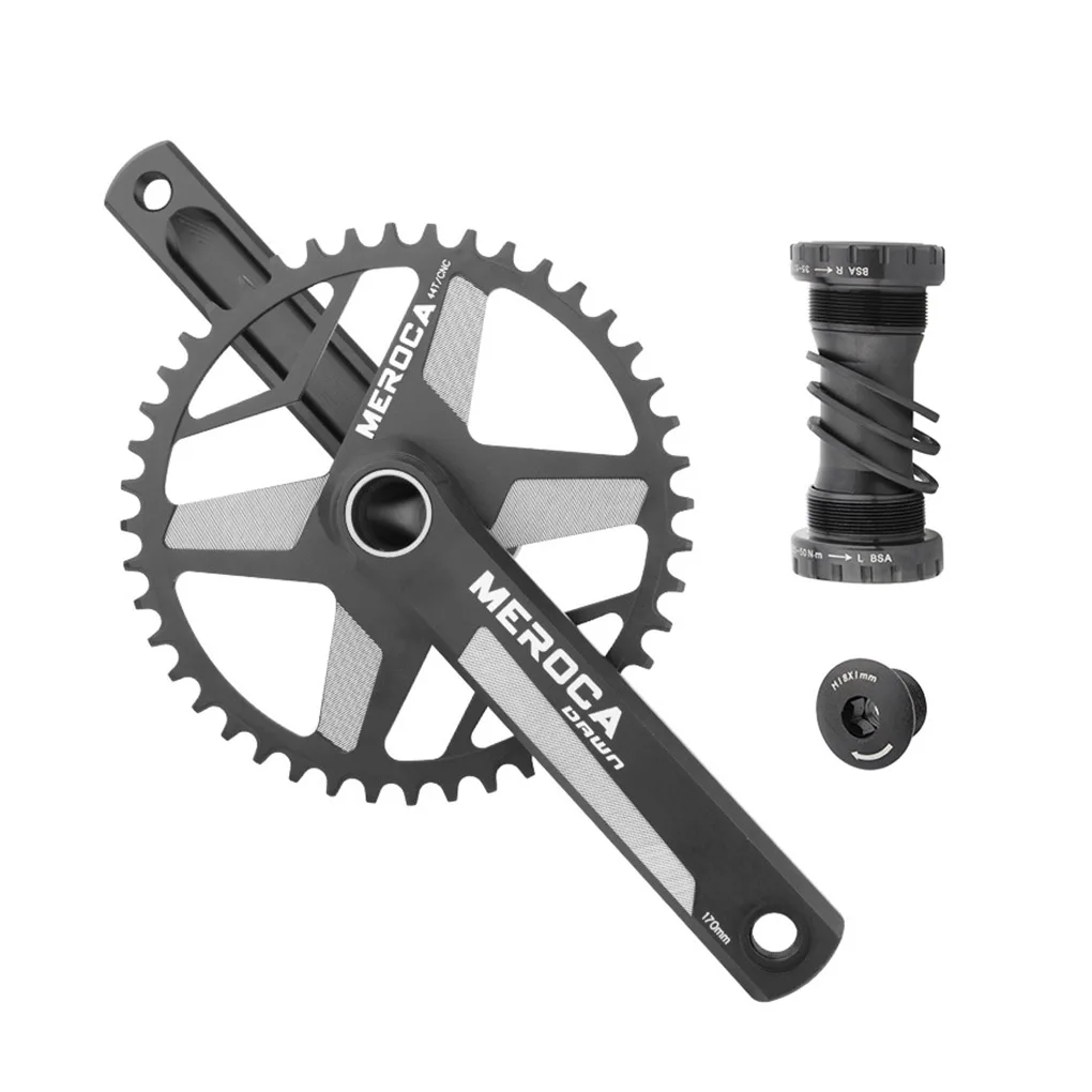 

44/46/48/50T Crank Set Hollow 10/11 Speed Rustproof Positive/Negative Gear Sprocket Wheel with Bottom Bracket Type 1