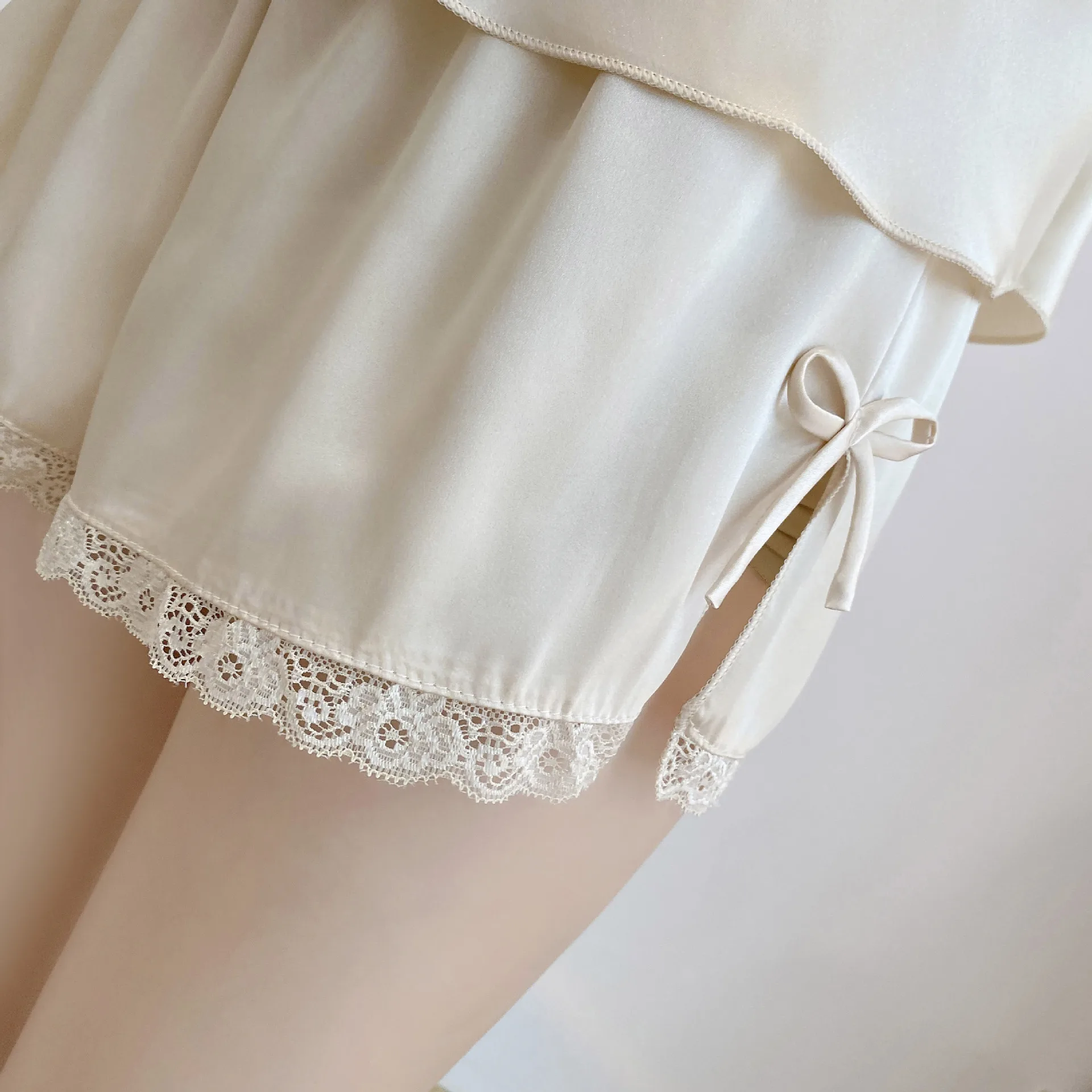 2025 летний новый пижамный костюм на шнуровке майка и шорты 2 шт. нижнее белье