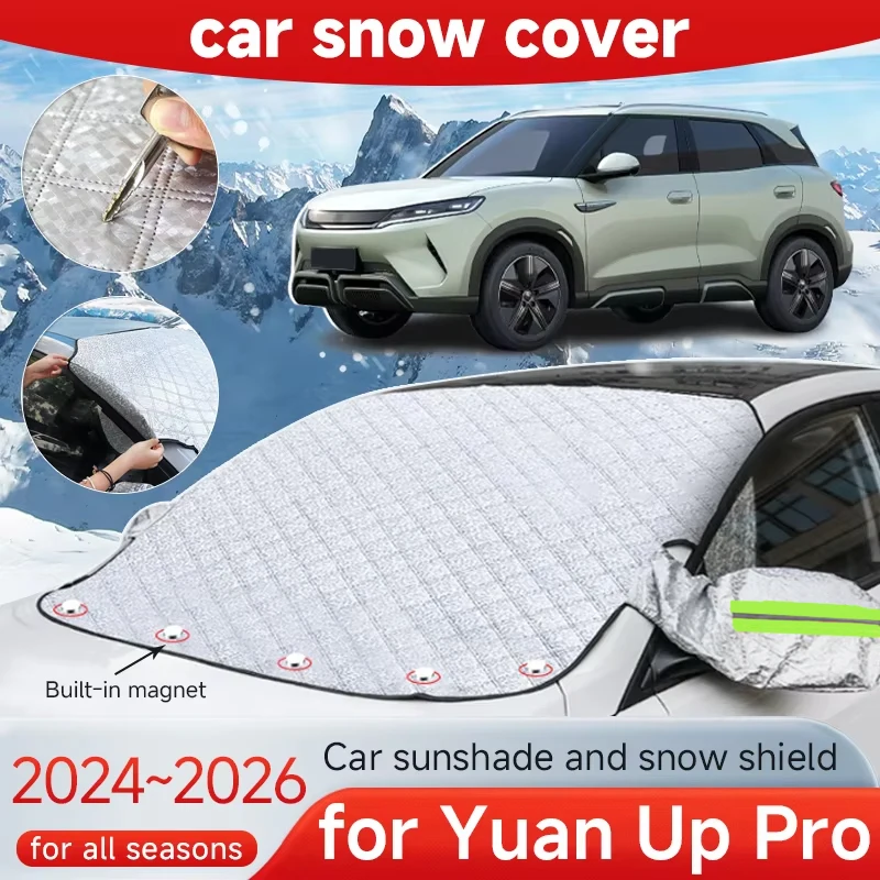 Автомобильный снежный козырек для BYD Yuan Up Pro аксессуары 2024 2025 2026