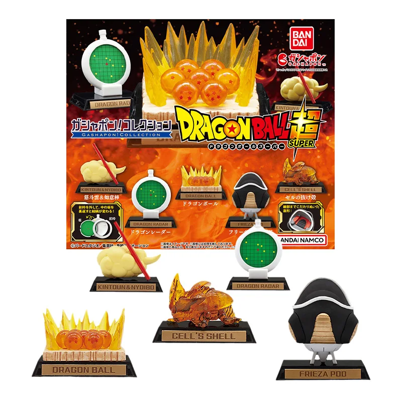 

Bandai Original Dragon Ball Cashapon Candy Toy Anime Figure Dragon Radar Saiyan Space Pod Ornaments Anime Action Figure Toys