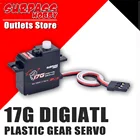 Водонепроницаемые сервоприводы SURPASS Hobby 17g, пластиковая Шестерня S0017P Baja RC ESC для масштаба 18 110, радиоуправляемых автомобилей, самолетов, лодок, кораблей, воздуховодов