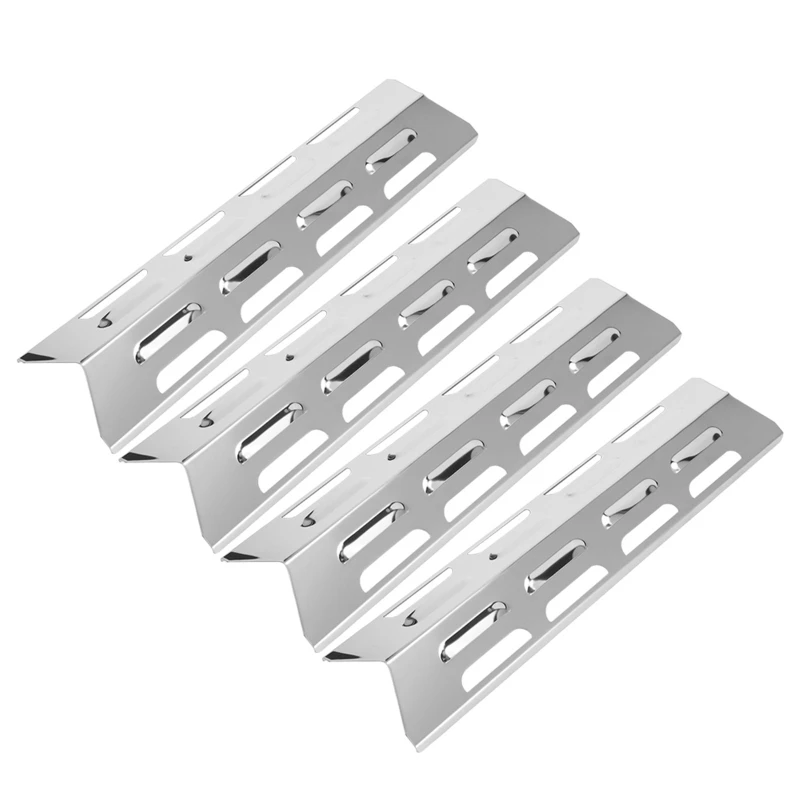 

4 Pieces Stainless Steel Heat Plate Shield Universal Heat Tent for BURNER Cover