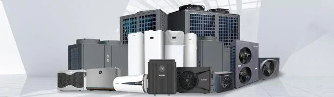 R290 Тепловий насос с источником воздуха Моноблок Домашнее центральное охлаждение