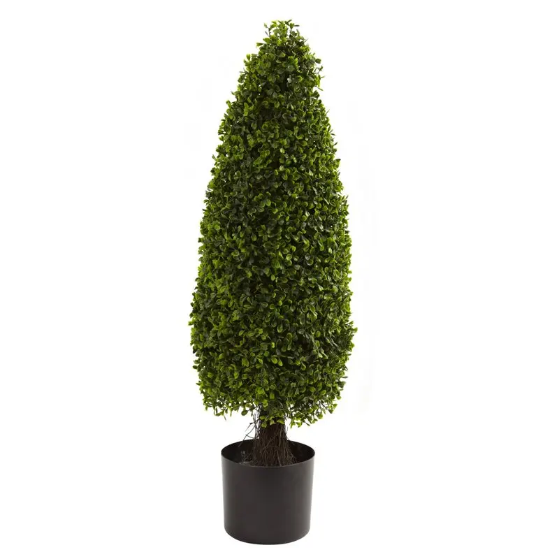 

3ft. Boxwood Tower Artificial Topiary UV Resistant (Indoor/Outdoor)