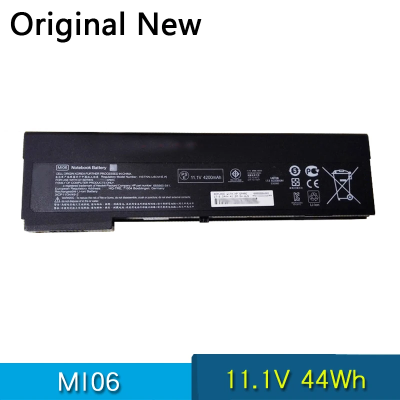 

Новый оригинальный аккумулятор MI04 MI06 для HP EliteBook 2170p HSTNN-OB3L/UB3W/YB3L/YB3M/W90C 670953-341/851 670954-851 685865-541