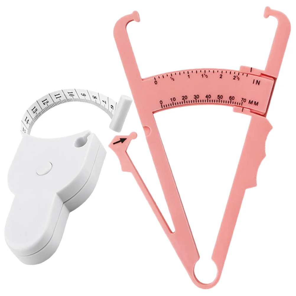 

Fat Waist Ruler Measurement Tape Tool Skinfold Body Caliper Digital Measuring Supplies Device Handheld Measurer Number