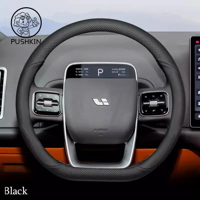 Кожаный чехол на руль для Lixiang L9 L8 L7 L6 2022 2023 2024 2025, всесезонные универсальные аксессуары