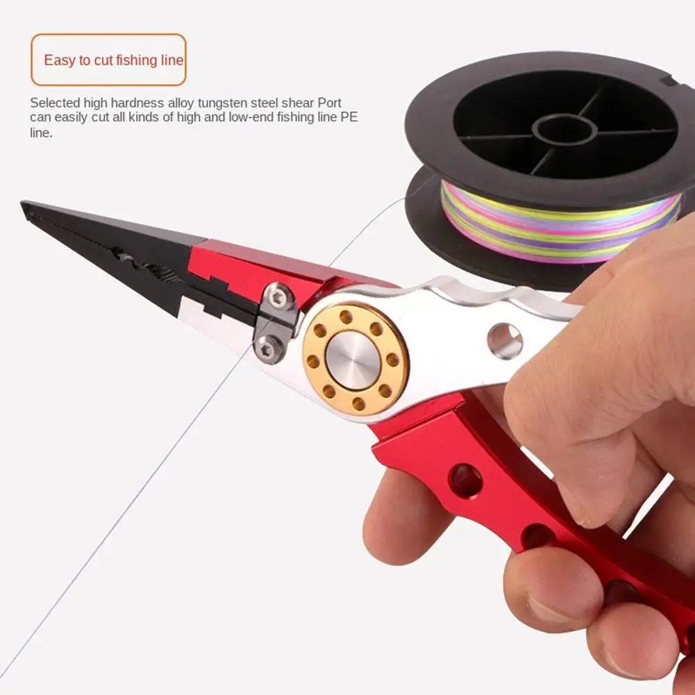 

Fishing Pliers Multifunctional Hook Remover Scissors Lure Pliers Fishing Gear Accessories For Line Cutting