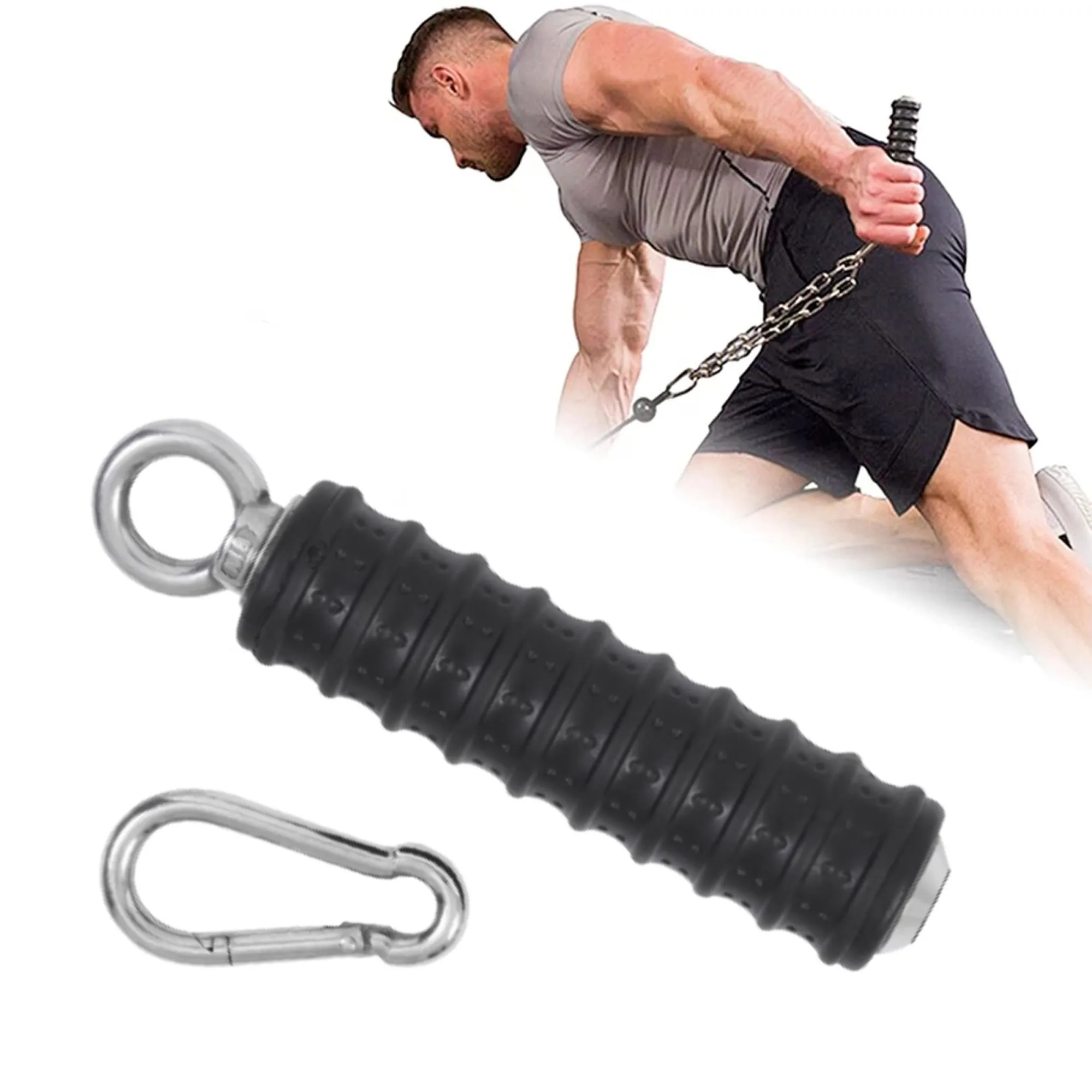 

Single Handle Cable Attachment Fitness Pull Down Heavy Exercise Hand Grip for Gym Home Tricep Bicep Training for Gym Home