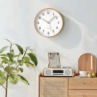 round small wall clock modern silent bedroom minimalist stylish wall watch office classic chic horloge interior design items