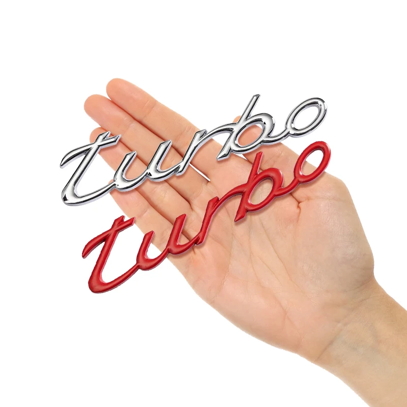 3D наклейка на автомобиль модифицированная ограниченная серия турбо-логотип