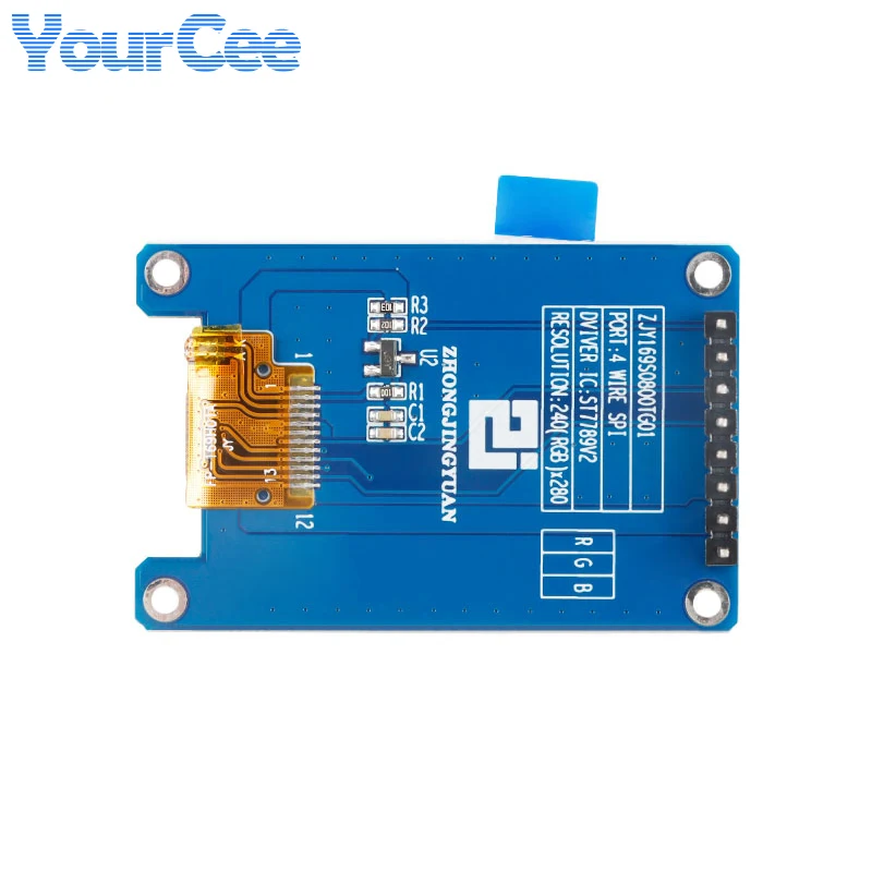 Плата драйвера контроллера ST7789 1 69 TFT LCD IPS цветной экран модуль дюйма интерфейс SPI