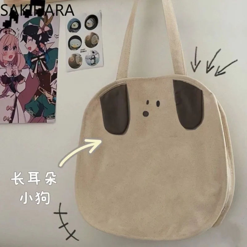 Сумки через плечо для студентов японские милые винтажные сумки в стиле Харадзюку