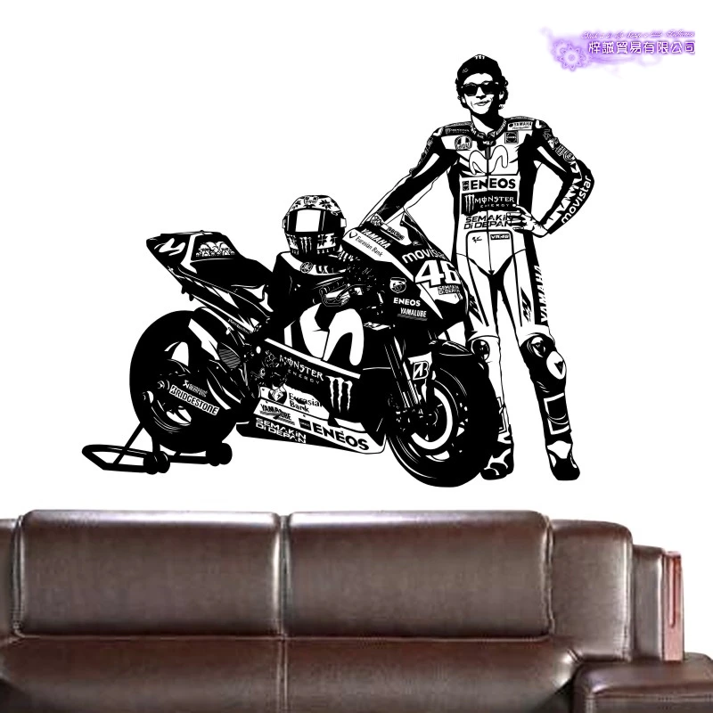 Moto GP Мотоциклетная гоночная наклейка Автомобиль Наклейка Плакаты Виниловая
