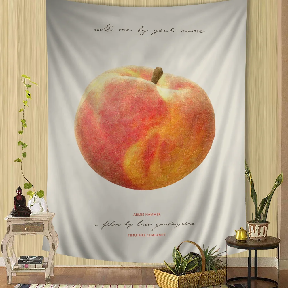 Настенный гобелен с надписью Call Me by Your Name