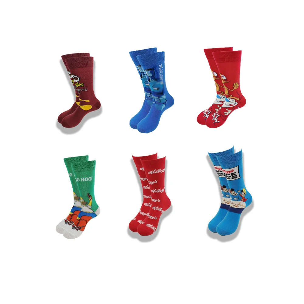 

A Pair of Senior Sewing Men's and Women's Cotton Socks Soft Tube Skateboard Socks Crew Socks are Comfortable.