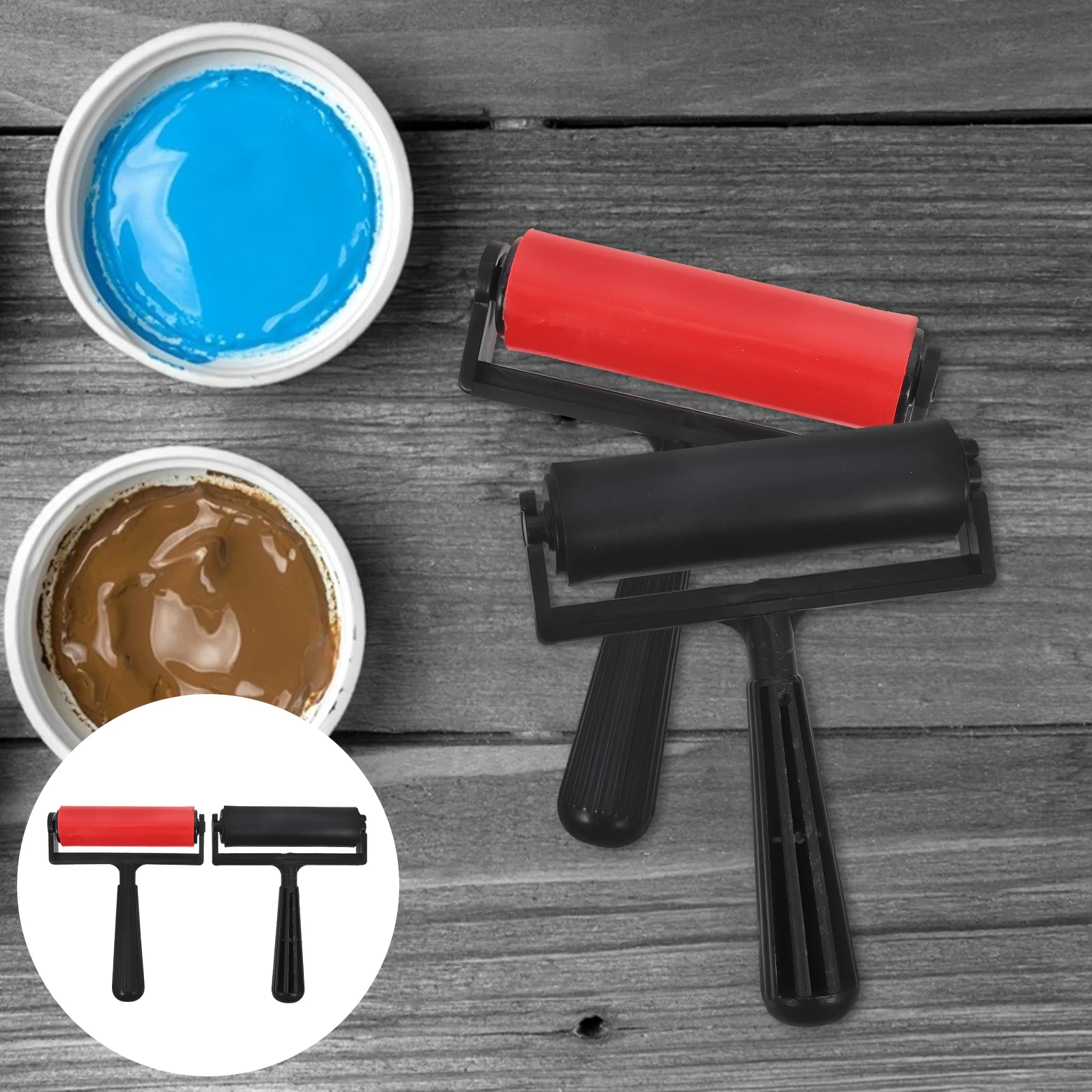 

Roller Painting5D Kits Drill Rubber Tool Press Embroidery Tools Supplies Cross Pen Paintings Dimand Drawing Brush