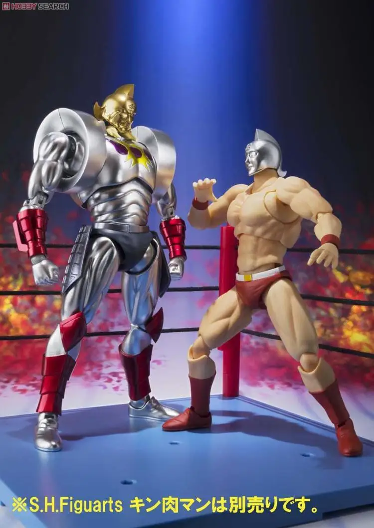 Bandai оригинальная SHF Kinnikuman демон Обычная Золотая и серебряная маска Аксессуары