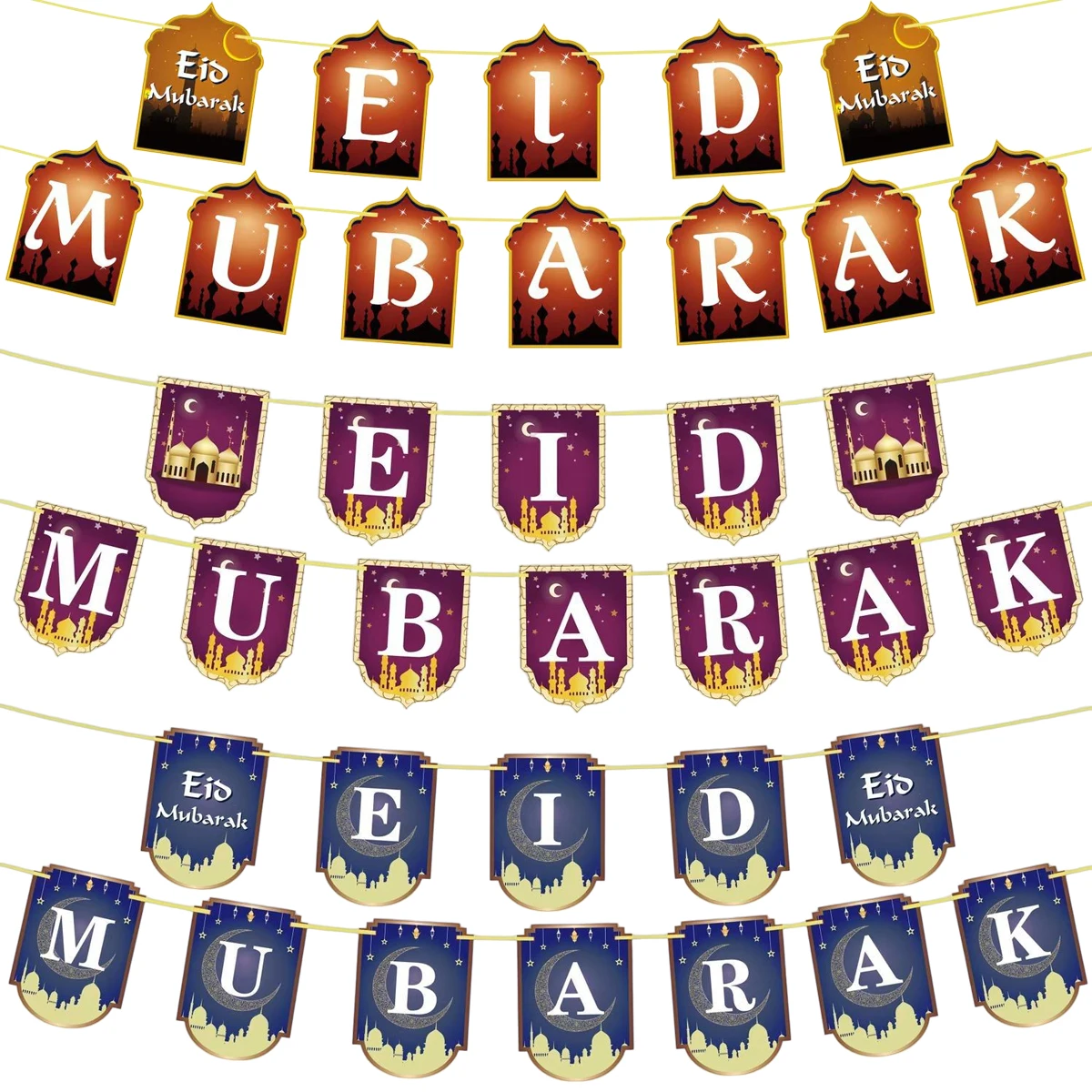 

2023 Eid Mubarak, декор Рамадан, Mubarak, баннер, Kareem украшения на Рамадан для дома, исламский мусульманский декор, Eid Al Adha