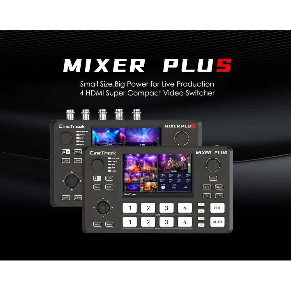 Фото Видеомикшер Cinetreak Mixer Plus: многофункциональный контроллер-коммутатор для прямых трансляций и вещаний №3