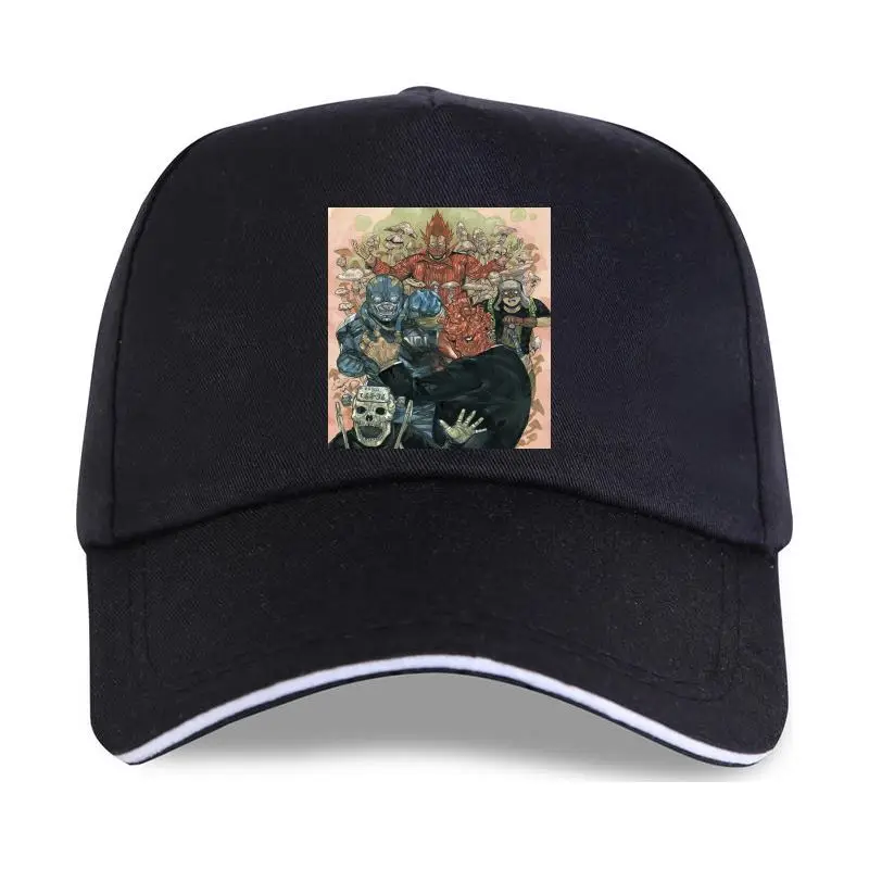 

new cap hat for Men Fashion 100% Cotton Dorohedoro Cayman Dokuga Cave Comics Baseball Cap 6XL Plus Size Clothes