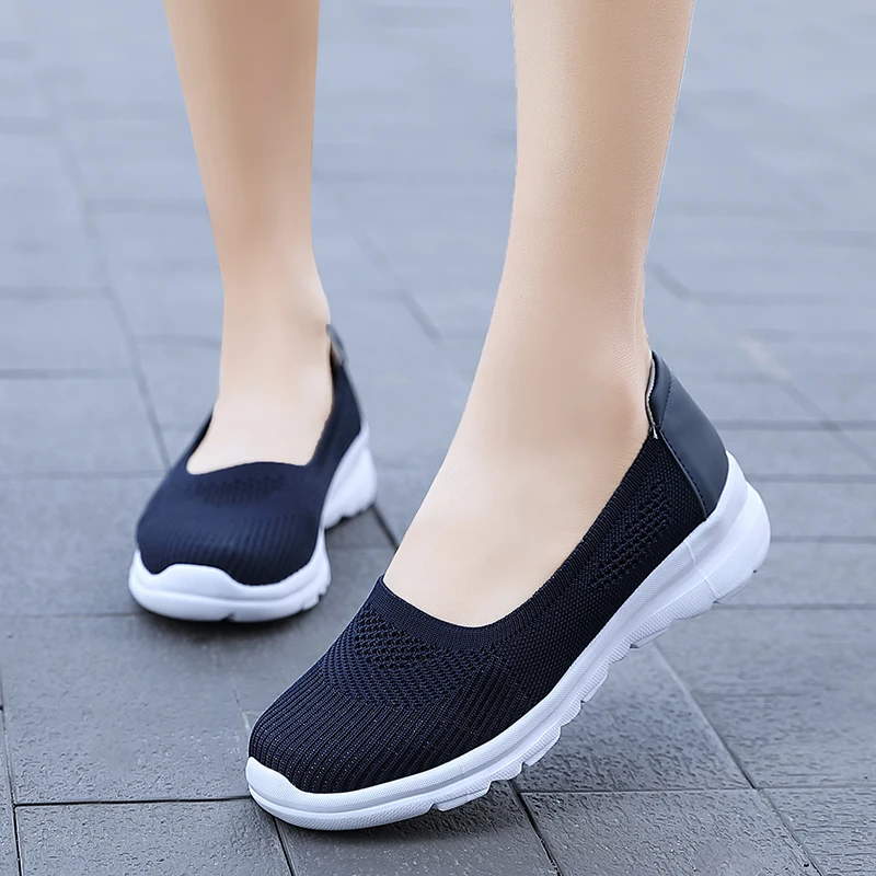 Summer Women Casual flats Shoes Sport Shoes Female Comfortable Breathable Mesh Sneakers Girl Footwear Tenis Shoes Ladies Shoes