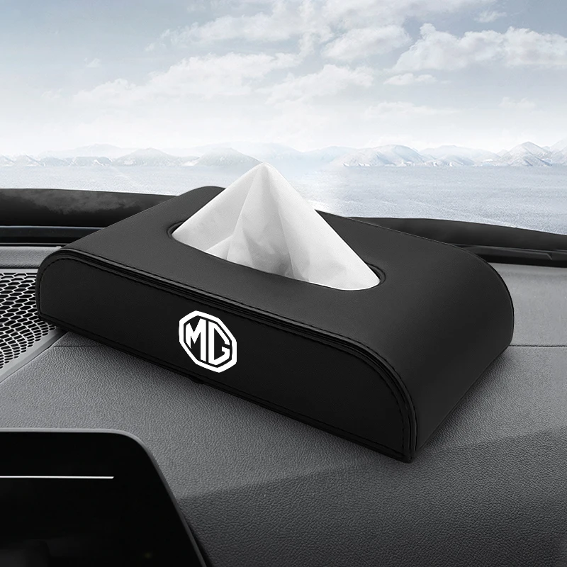 

Car Tissue Box Leather Storage Box For Morris Garages MG Gundam TF HS ZS N5 ZR GS Scale Jegan Gelgoog Zeta RX5 Auto Interior