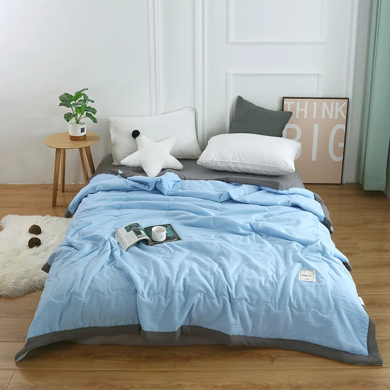 

Summer Blanket Thin Comforter Quilts Queen King Quilt Bedspread Luxury Summer Bed Blanket 200x230cm Home Textile