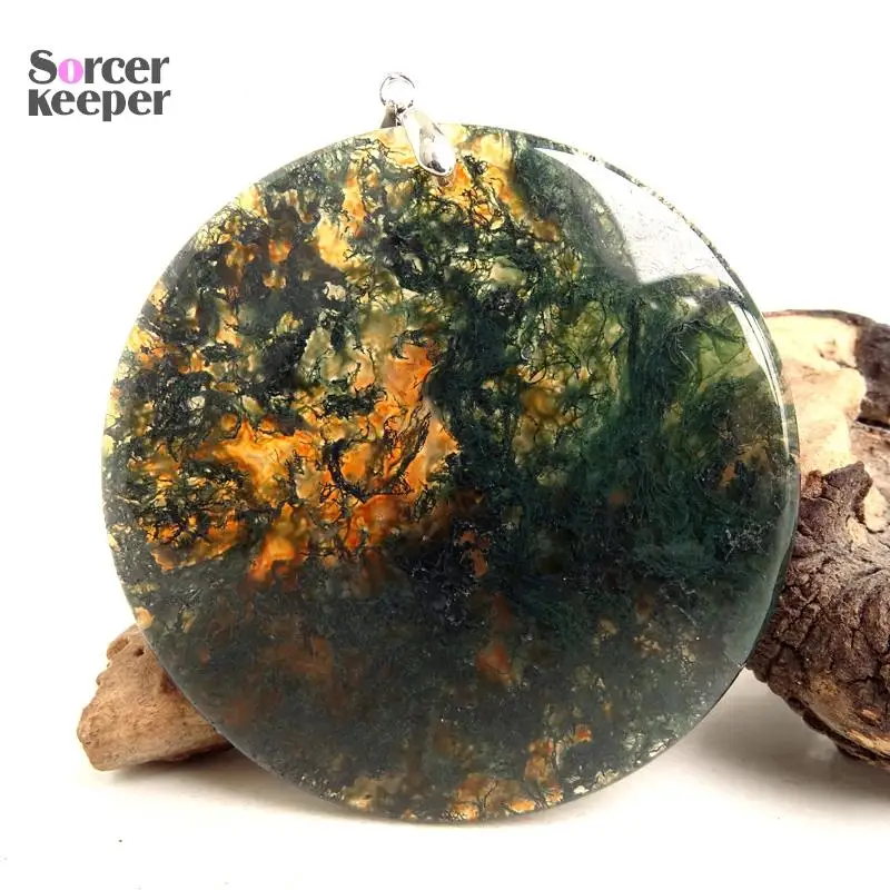 Женские и мужские модные ювелирные изделия круглой формы подвески ожерелья с