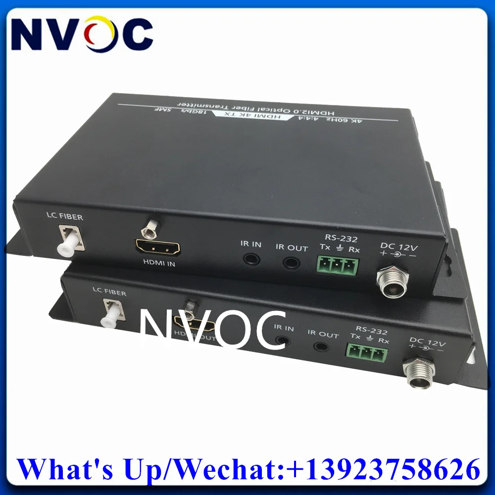Full 4k волоконно-оптический удлинитель HDMI2.0 18 Гб/с 4K * 2K HDMI ящик с передачей EDID и HDCP