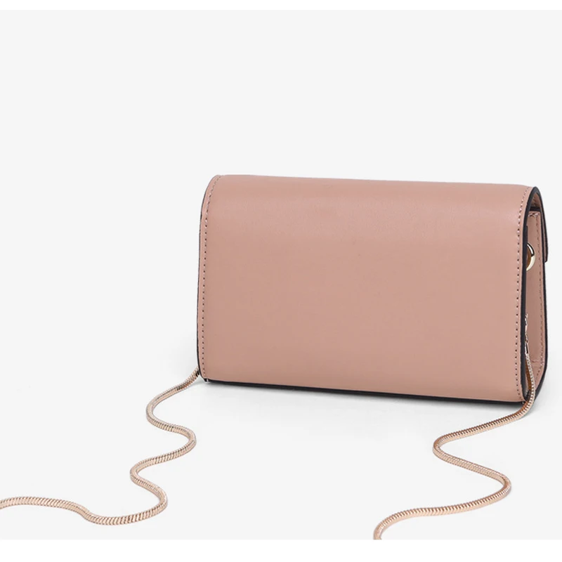 2022 New Arrival Korean Version Fashion Trend Snake Bone Chain Small Square Bag All-Match Fashion Shoulder Bag Women's Bag