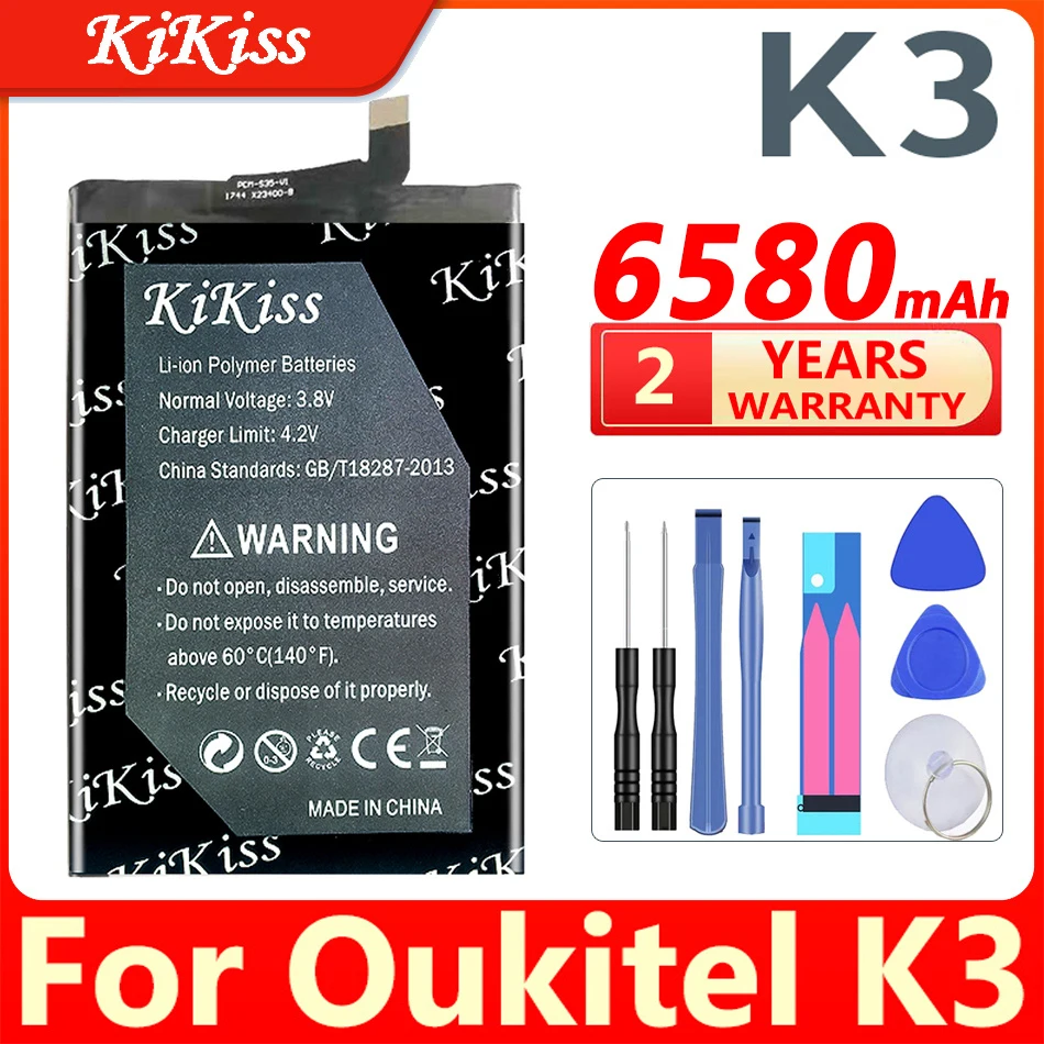 

Аккумулятор KiKiss K3 100% мА · ч, для Oukitel K3 6580