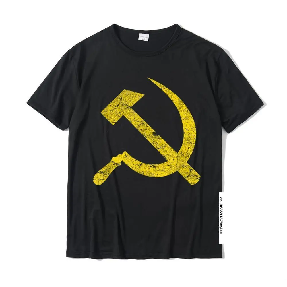 

Socialist Hammer And Sickle Vintage T-Shirt Prevalent Fitness Tight Tshirts Cotton Men's Tops T Shirt Fitness Tight