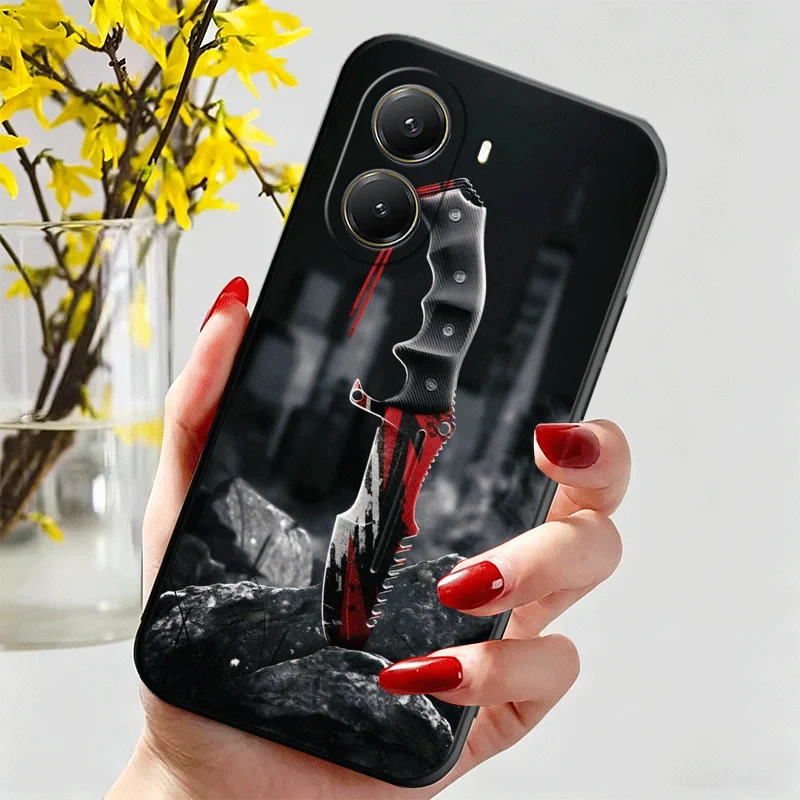 Мягкий силиконовый чехол для телефона Xiaomi Poco M8 F8 X8 Pro Max Counter Strike CS GO Shell X7 F7 M7 X6 X5 Redmi 15C 15A X4 X3 M6 M5S (art.: 3920da4bdc65e) - 3920da4bdc65e