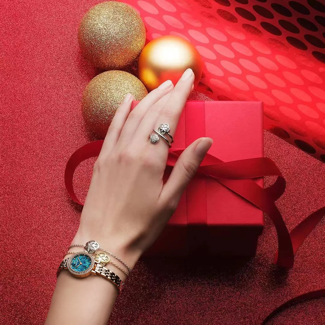 Изысканные женские часы Mark fairкит водонепроницаемые элегантные кварцевые с