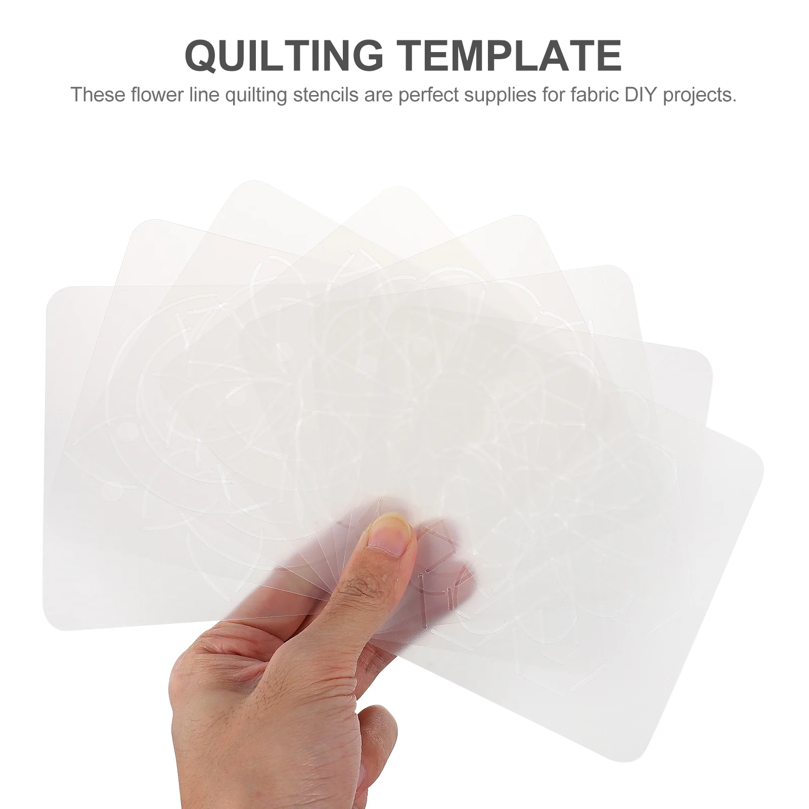 8 шт. лоскутный шаблон трафарет для шитья узоры и шаблоны квилтинга цветочная