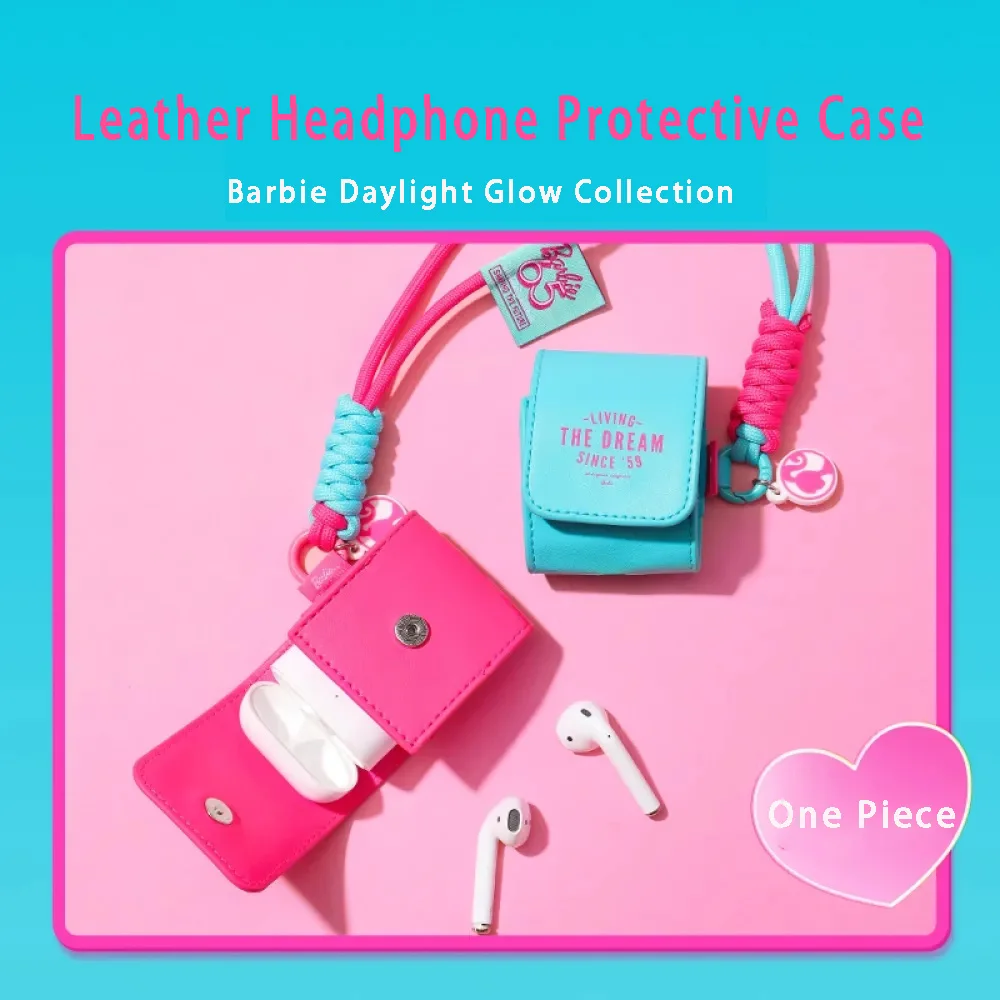 MINISO Барби кожаный мягкий чехол для наушников стандарта IOS защитный airpods II III Pro2
