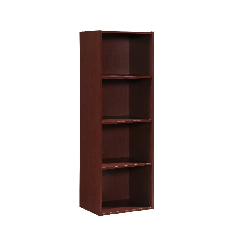 

Hodedah 4-Shelf Wood Bookcase, Mahogany book shelf