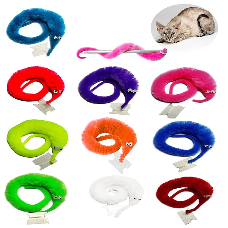 Магические реквизиты для детей пушистые Волшебные черви фокусы игрушки