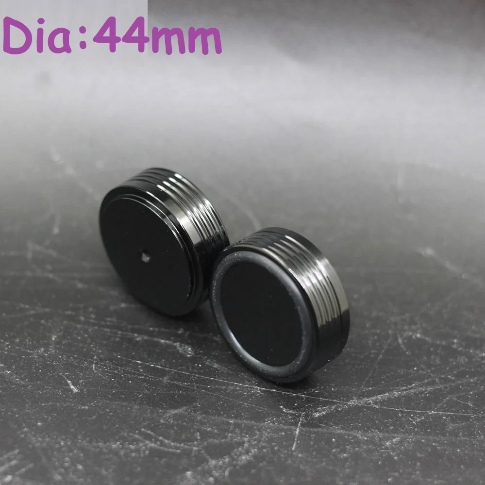 Диаметр 44 мм Высота 17 Анодированные алюминиевые ножки для машины DIY Корпусная