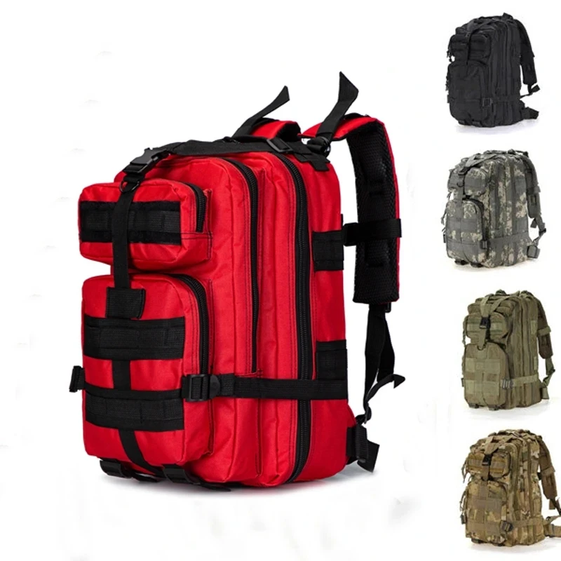 Tactical Backpack 30L First Aid Bag Army Backpack Outdoor Backpack Trauma Responder Medical Utility Military Rucksack Travel Bag