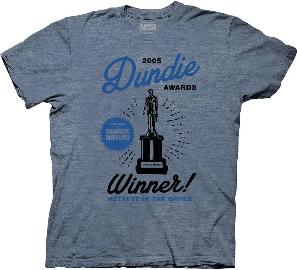 Офисная Мужская футболка с коротким рукавом Победитель награды Dundie лидер продаж