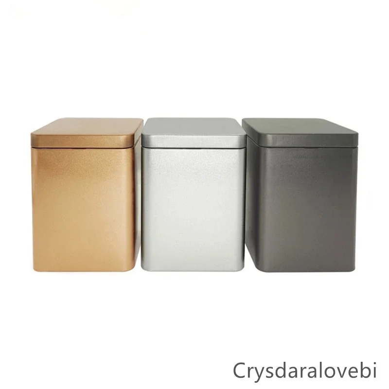 

6 шт., металлические банки для чая, 8 х8х11 см