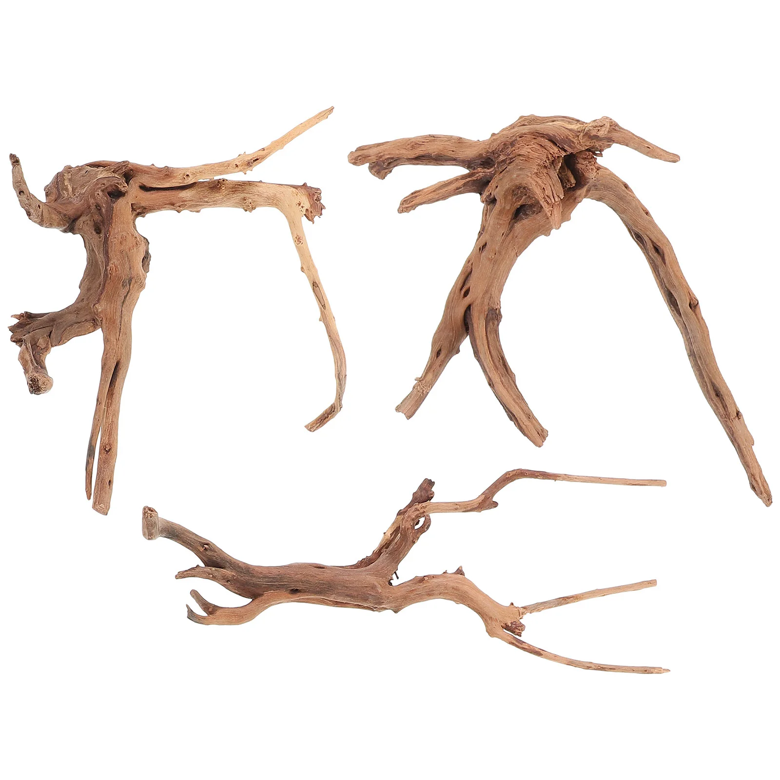 

Aquarium Branch Wood Landscaping Sunken Wooden Shapes Crafting Lifelike Stump