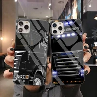 saab truck phone case tempered glass for iphone 13 12 mini 11 pro xr xs max 8 x 7 plus se 2020 design scaniaes soft cover