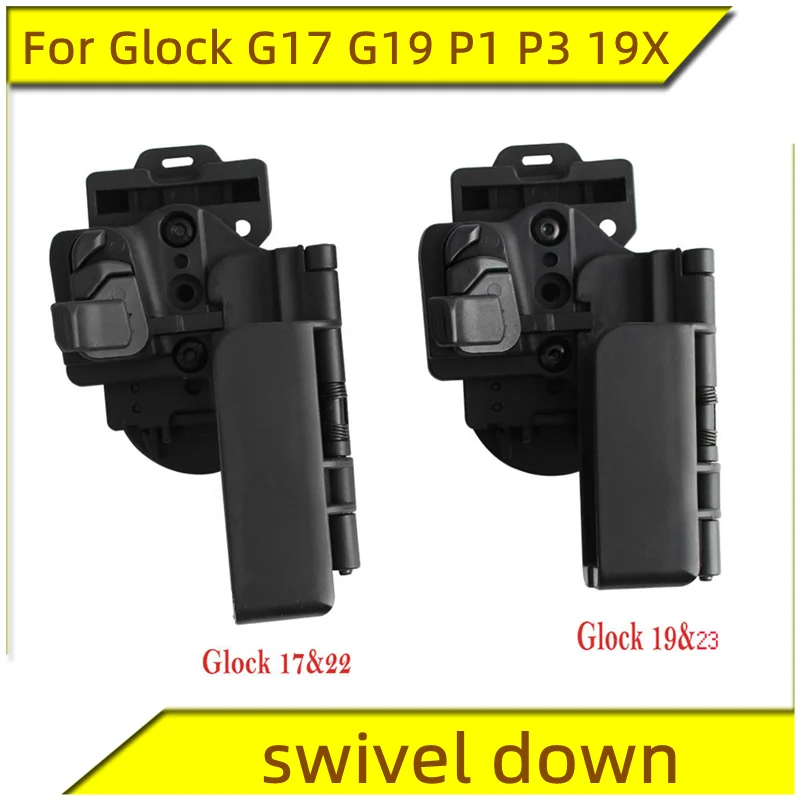 

Glock Tactical Quick Draw Pistol Holster Press Load Glock Light For Glock G17 G19 P1 P3 19X Pistol