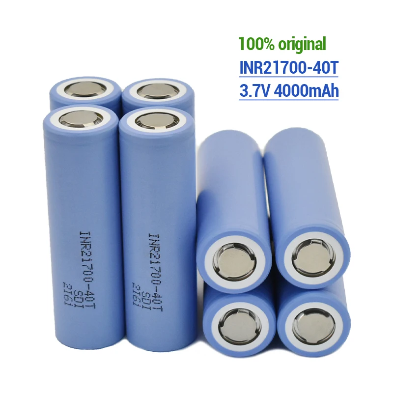 

100% NEW 21700 4000mah 30A 40T 3.7V high discharge/capacity Li-ion rechargeable battery PK 30T Free shipping